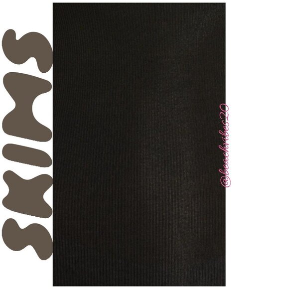 *SKIMS Soft Lounge Slip Dress Onyx Medium O-6 - Picture 5 of 10